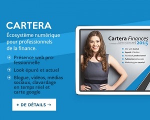 Cartera site web finance professionnel